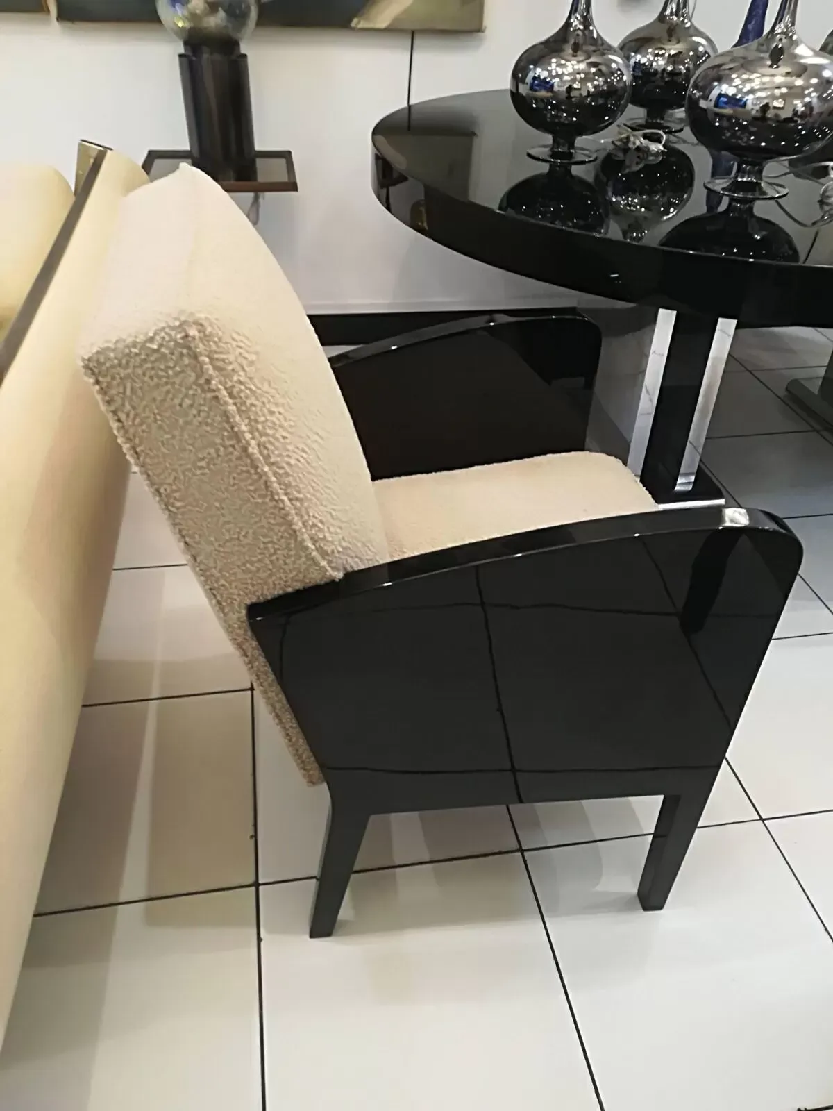 Illustration numéro 4 du produit Paire de fauteuils Damon et Berteaux art déco, français, vers 1930