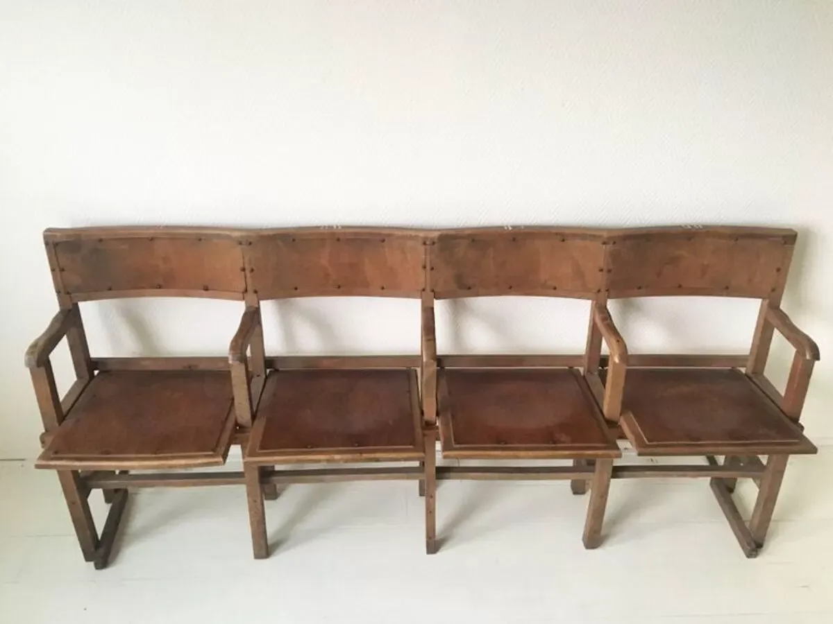 Illustration numéro 4 du produit Fauteuils de cinéma industrielles et pliables par Luterma Estonie années 1940