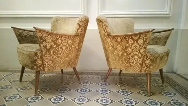 Illustration numéro 4 du produit Fauteuil club années 50-60 danois vintage