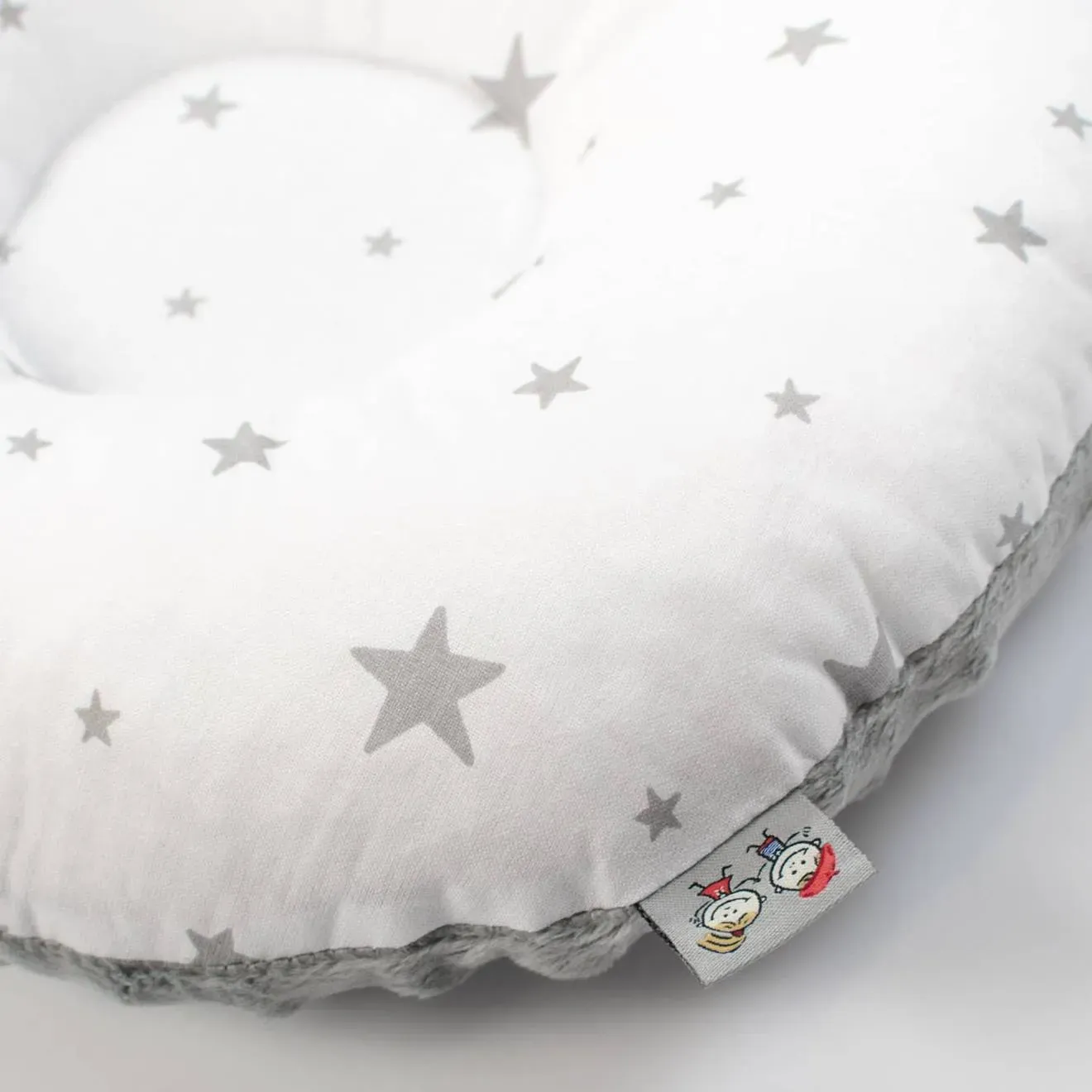 Illustration numéro 4 du produit Coussin De Maintien Anti Tête Plate Stella Blanc