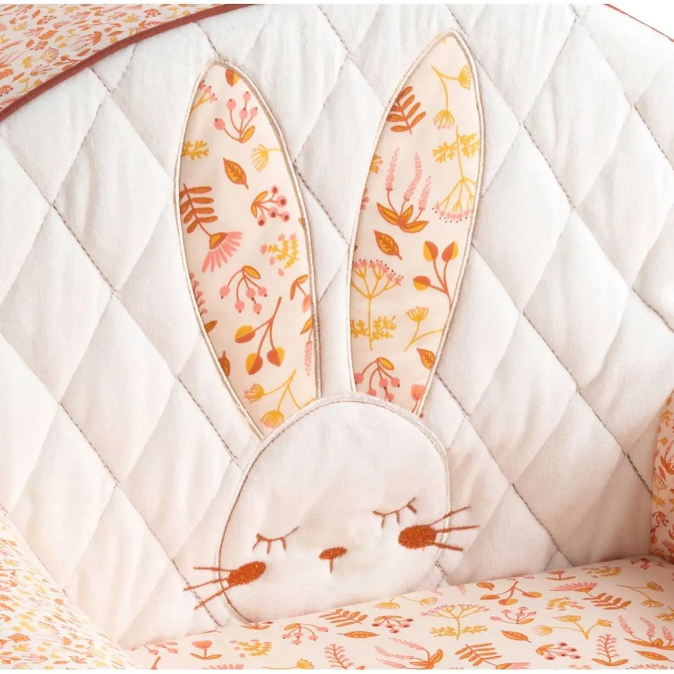 Illustration numéro 4 du produit Fauteuil Club En Coton - Esmee Rose