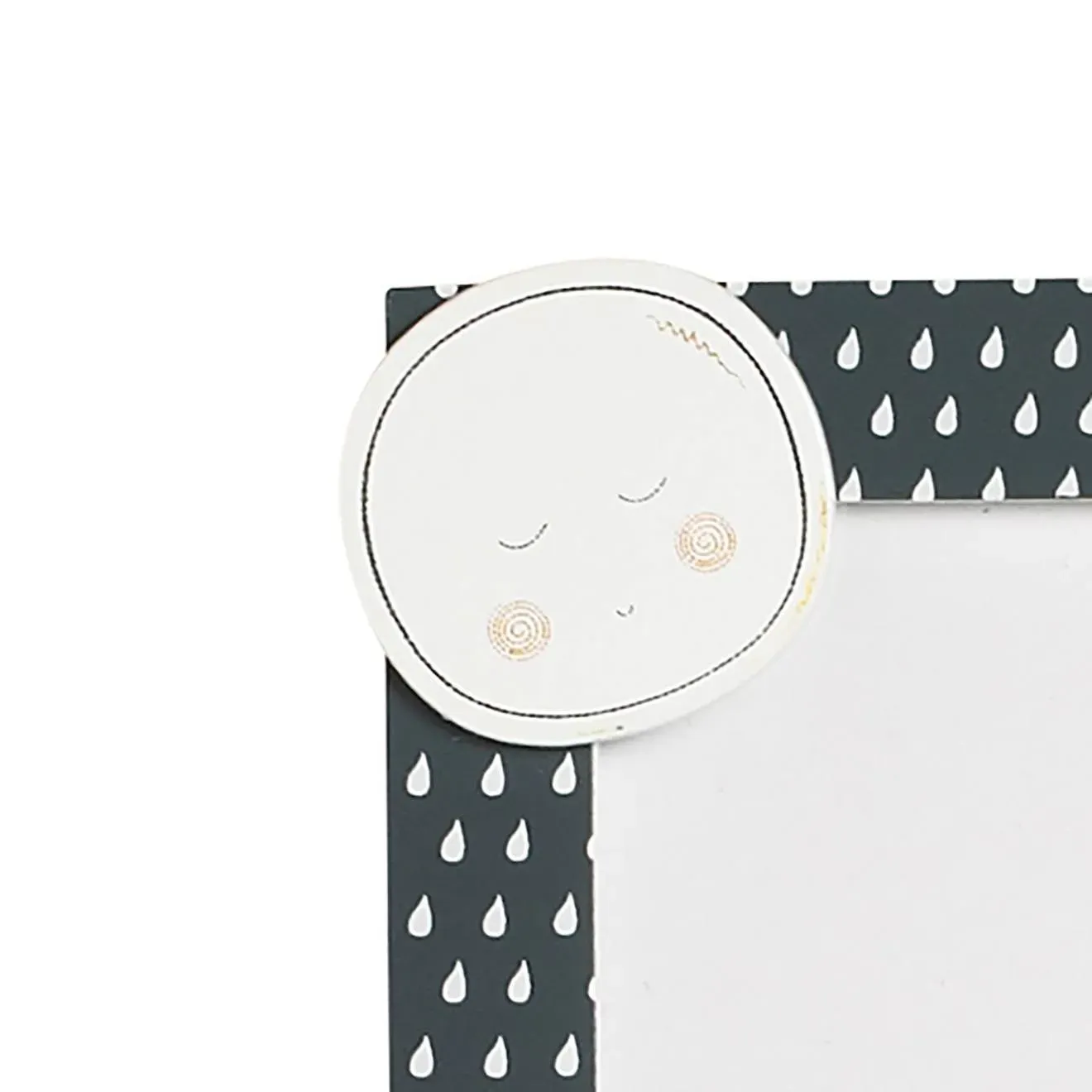 Illustration numéro 4 du produit Set De 2 Cadres Photos Enfant En Bois - Babyfan Gris