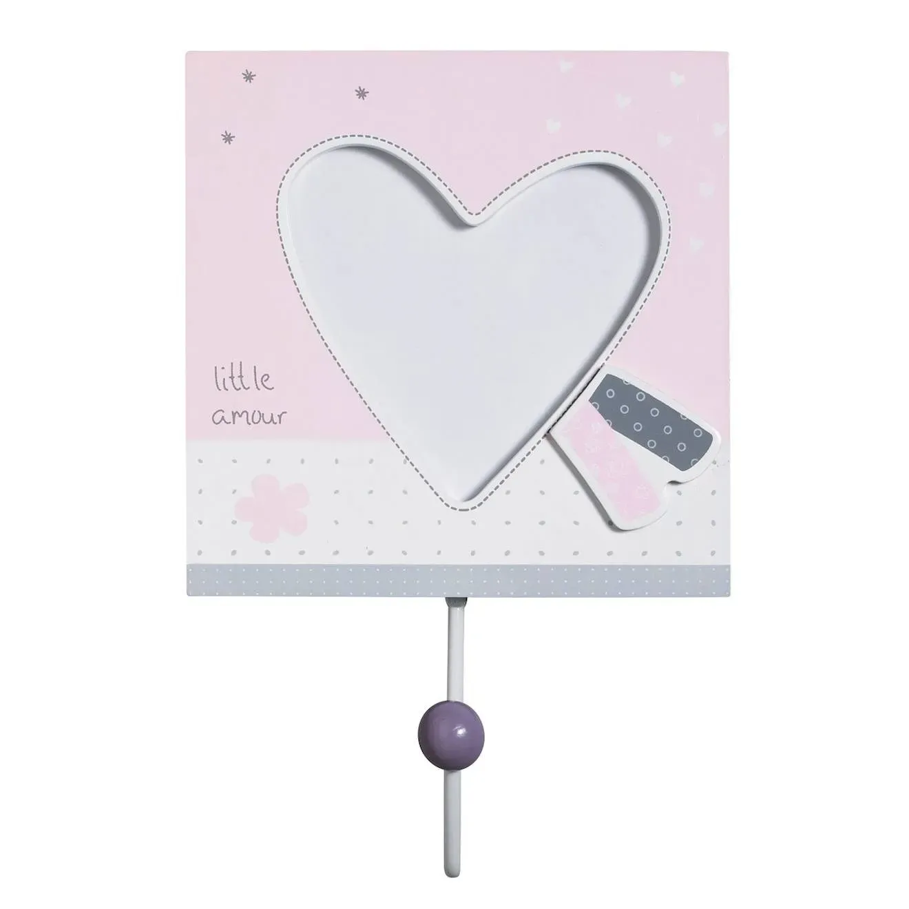 Illustration numéro 4 du produit Set 3 Patères En Bois - Lilibelle Rose