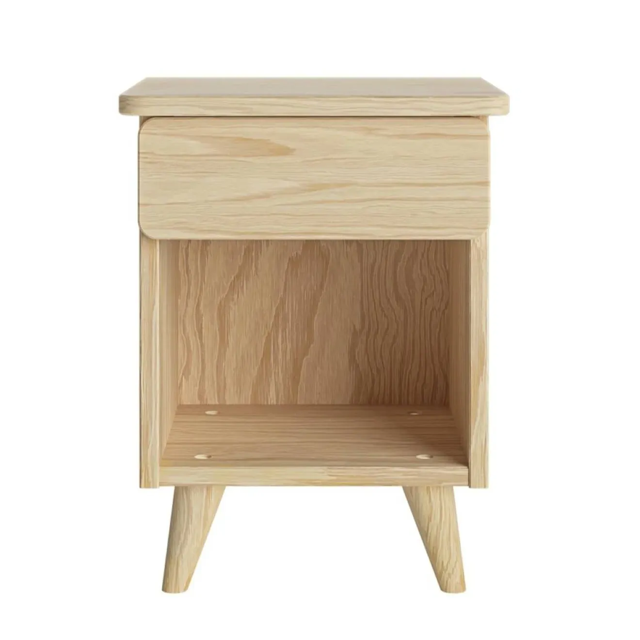 Illustration numéro 4 du produit Chevet Avec Tiroir Bois Massif Lilow Bois Naturel