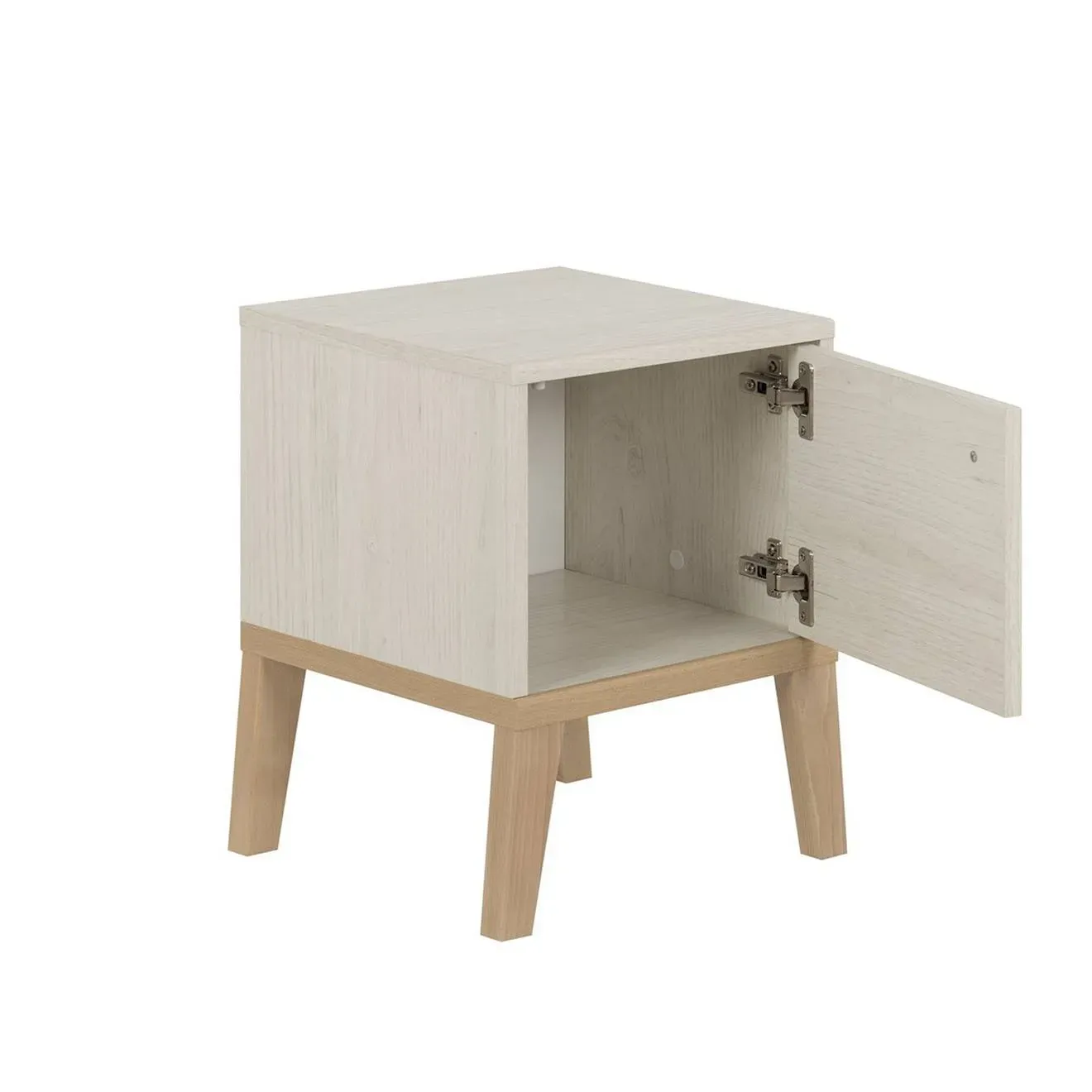 Illustration numéro 4 du produit Chevet 1 Porte Alika Bois Clair