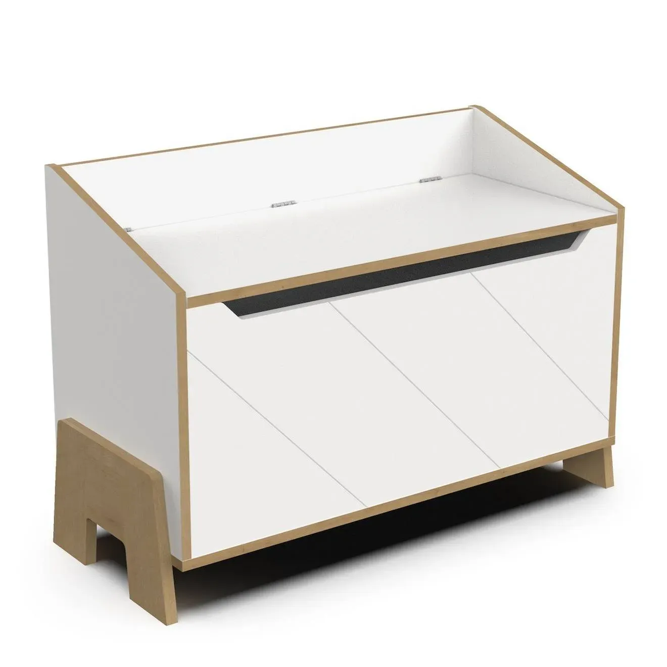 Illustration numéro 4 du produit Coffre À Jouets Albizia Blanc