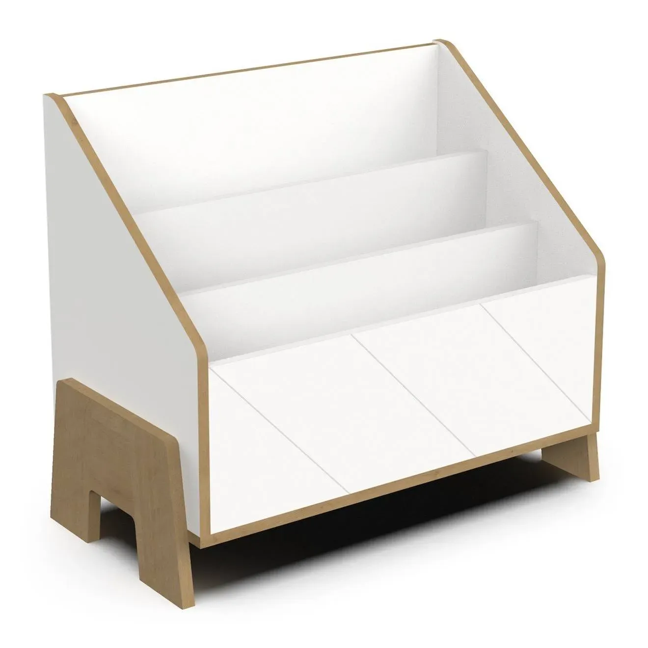 Illustration numéro 4 du produit Bac À Livres Albizia Blanc