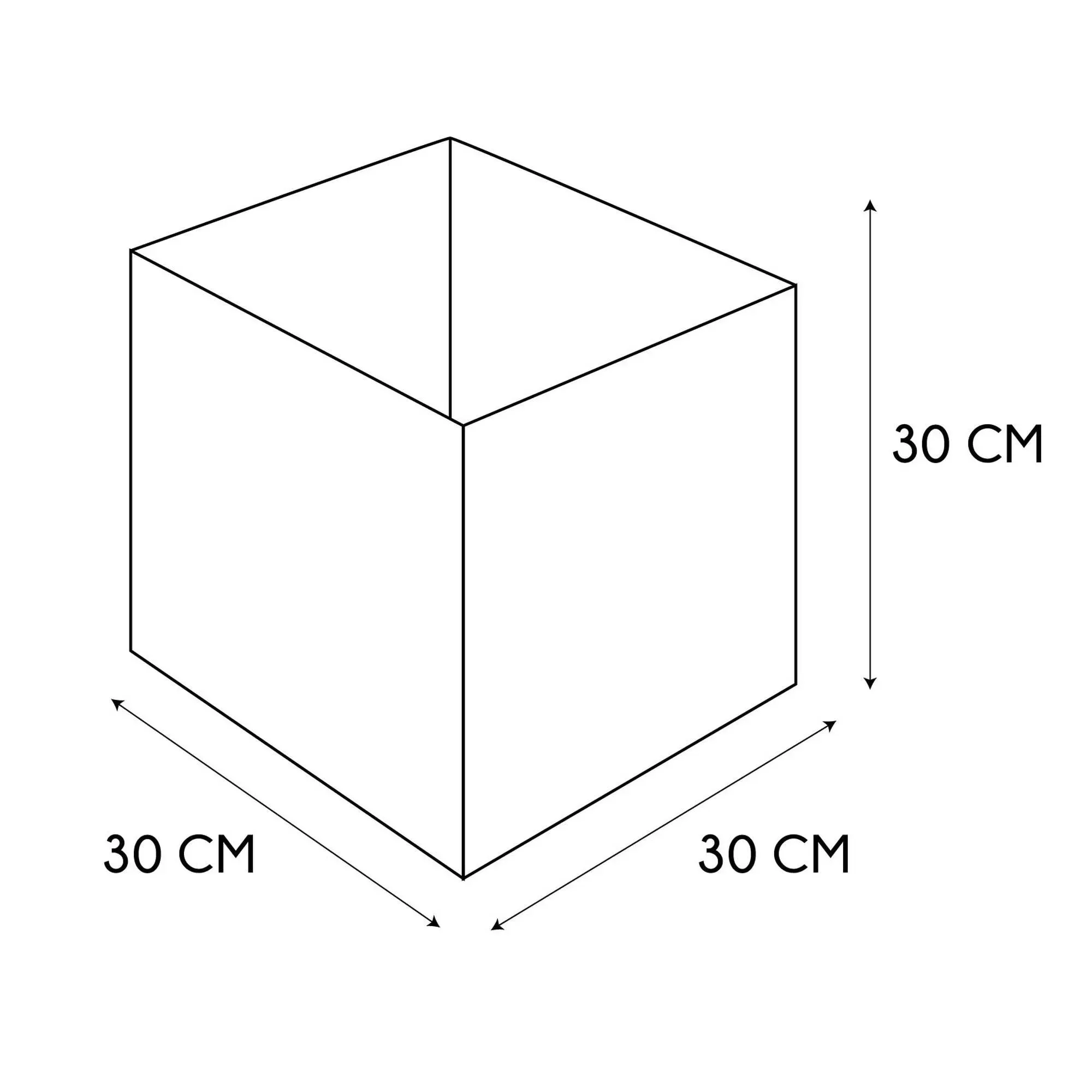 Illustration numéro 5 du produit Cube De Rangement En Bois - Blancheporte