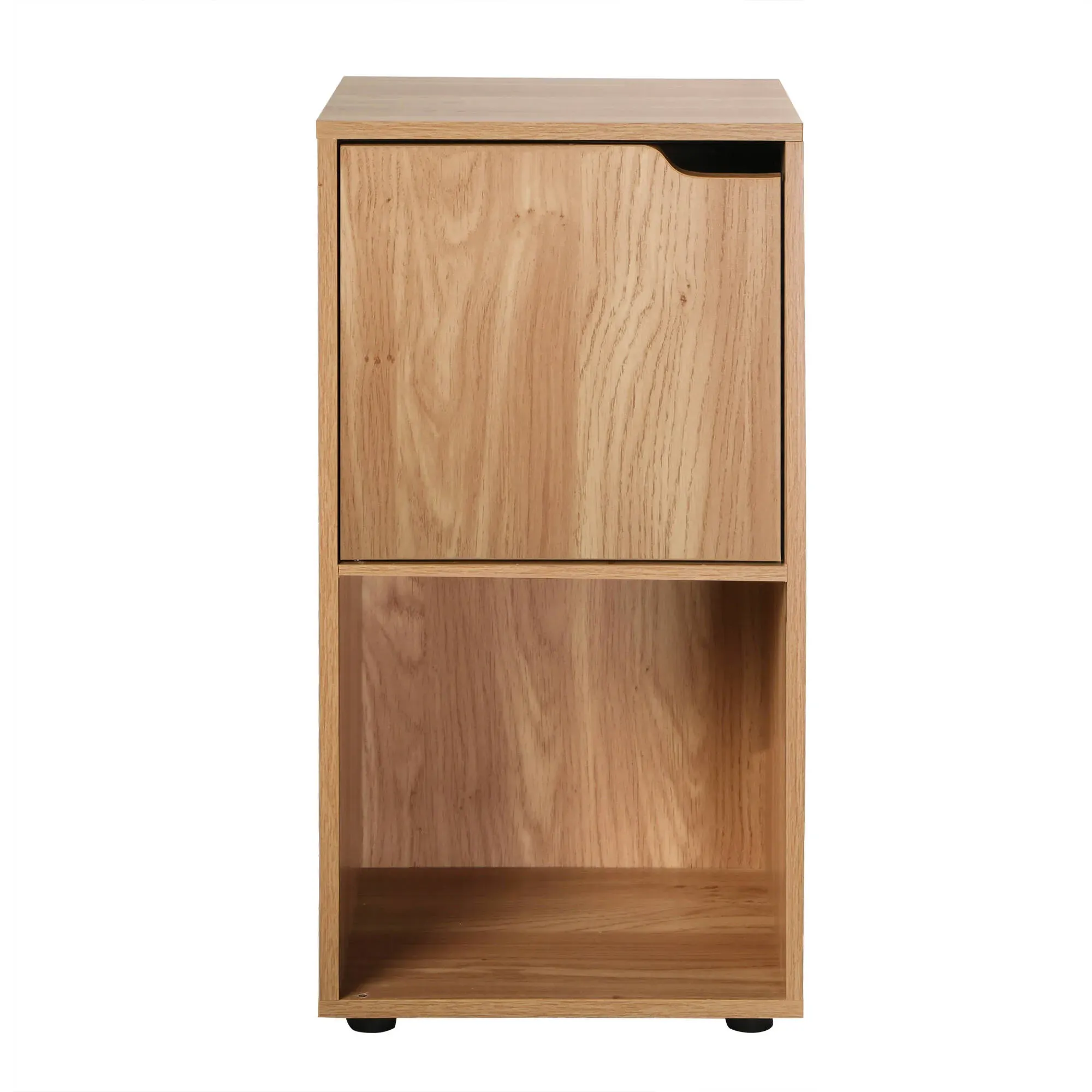 Illustration numéro 5 du produit Meuble De Rangement Stavra– 2 Cases 1 Porte - Blancheporte