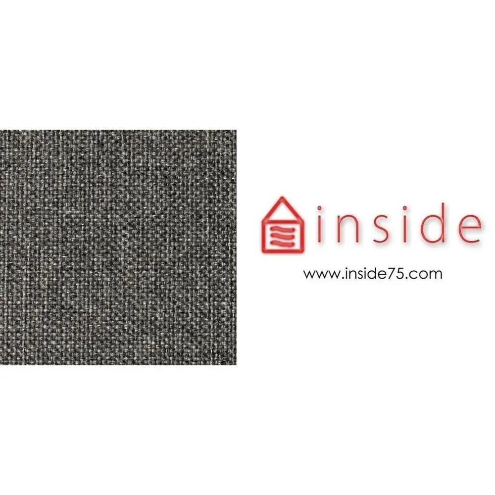 Illustration numéro 5 du produit INNOVATION LIVING  Pouf design CASSIUS DELUXE EXCESS gris Twist Charcoal 65*65 cm