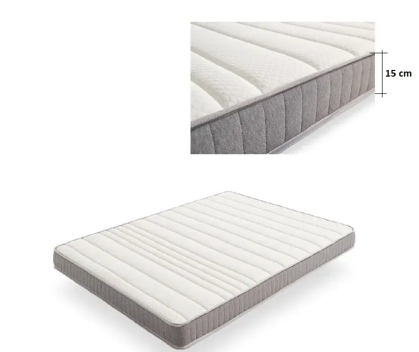 Illustration numéro 5 du produit Canapé convertible express VERONE couchage 140 x 200 cm  gris