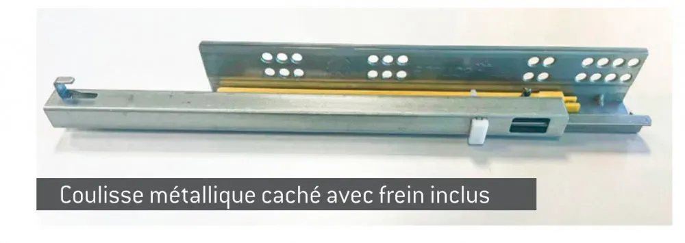 Illustration numéro 5 du produit Armoire 2 portes 6 tiroirs 94,1 x 57,5 x 220 cm