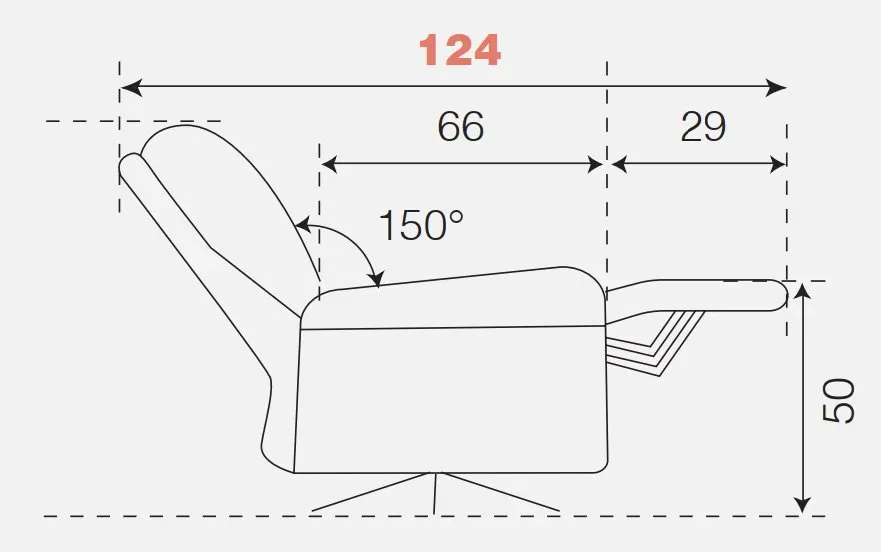 Illustration numéro 5 du produit Fauteuil relax pivotant bi moteur BLOOM tissu maillé gris foncé & gris clair