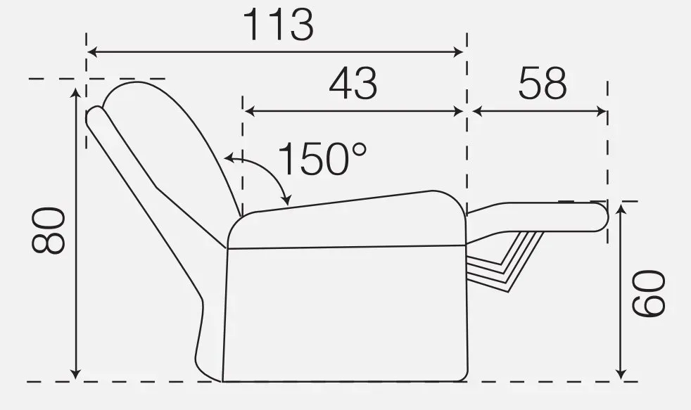 Illustration numéro 5 du produit Canapé 2 places RELAX électrique BLOOM tissu maillé beige & moka