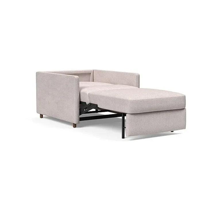 Illustration numéro 5 du produit INNOVATION LIVING  Fauteuil NEAH SLIM convertible 80x195 tissu Weda Sand