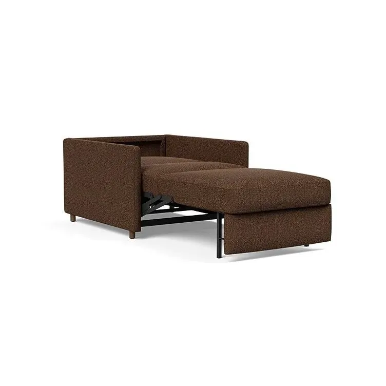 Illustration numéro 5 du produit INNOVATION LIVING  Fauteuil NEAH SLIM convertible 80x195 tissu Taura Cappuccino