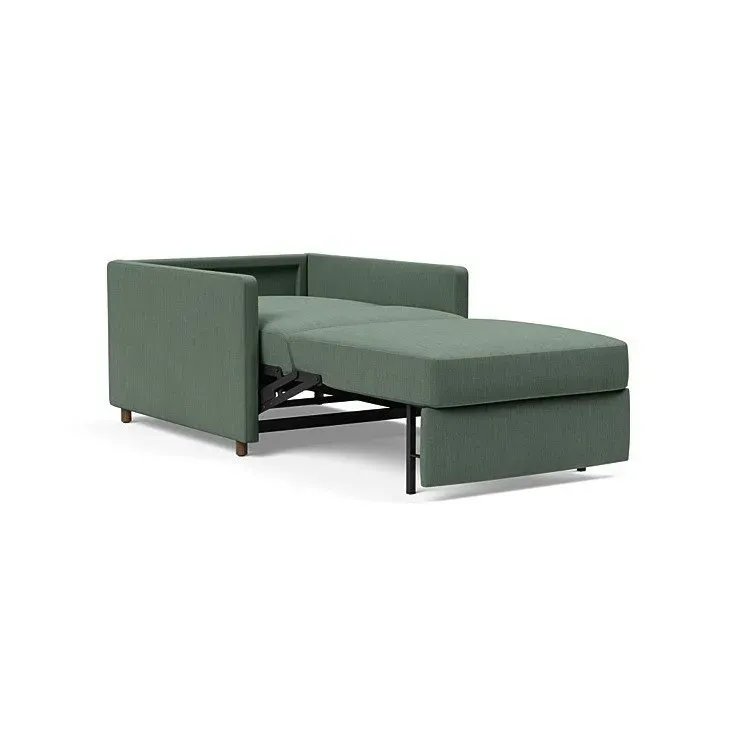 Illustration numéro 5 du produit INNOVATION LIVING  Fauteuil NEAH SLIM convertible 80x195 tissu Elegance Green