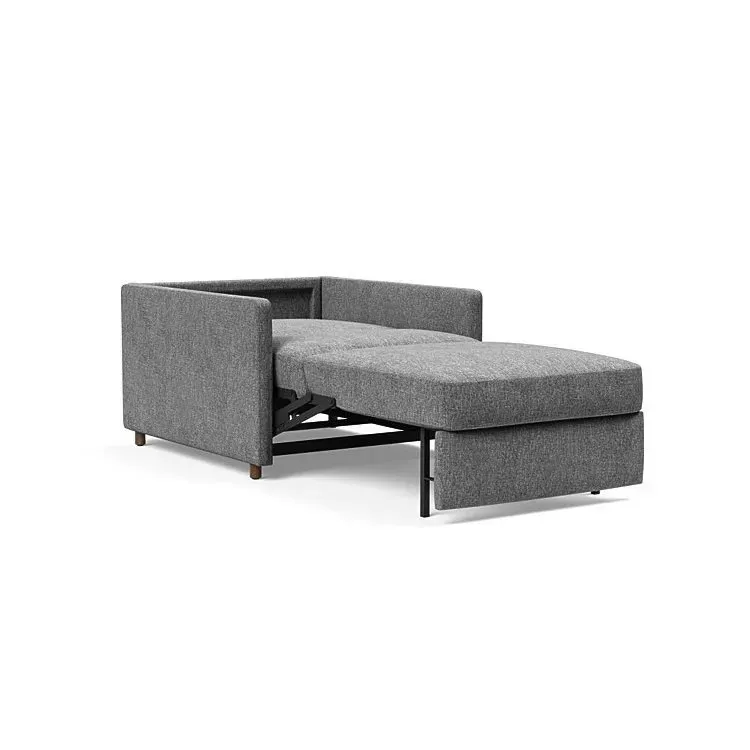 Illustration numéro 5 du produit INNOVATION LIVING  Fauteuil NEAH SLIM convertible 80x195 tissu Twist Charcoal