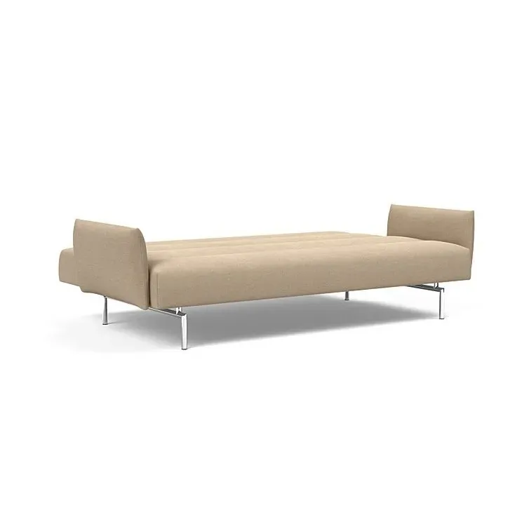 Illustration numéro 5 du produit INNOVATION LIVING  Canapé lit JILLIS ARMS avec accoudoirs tissu Phobos Mocha