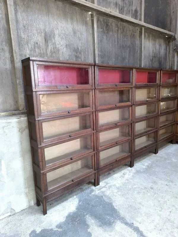 Illustration numéro 5 du produit Vitrine bibliothèque chêne MD 1900