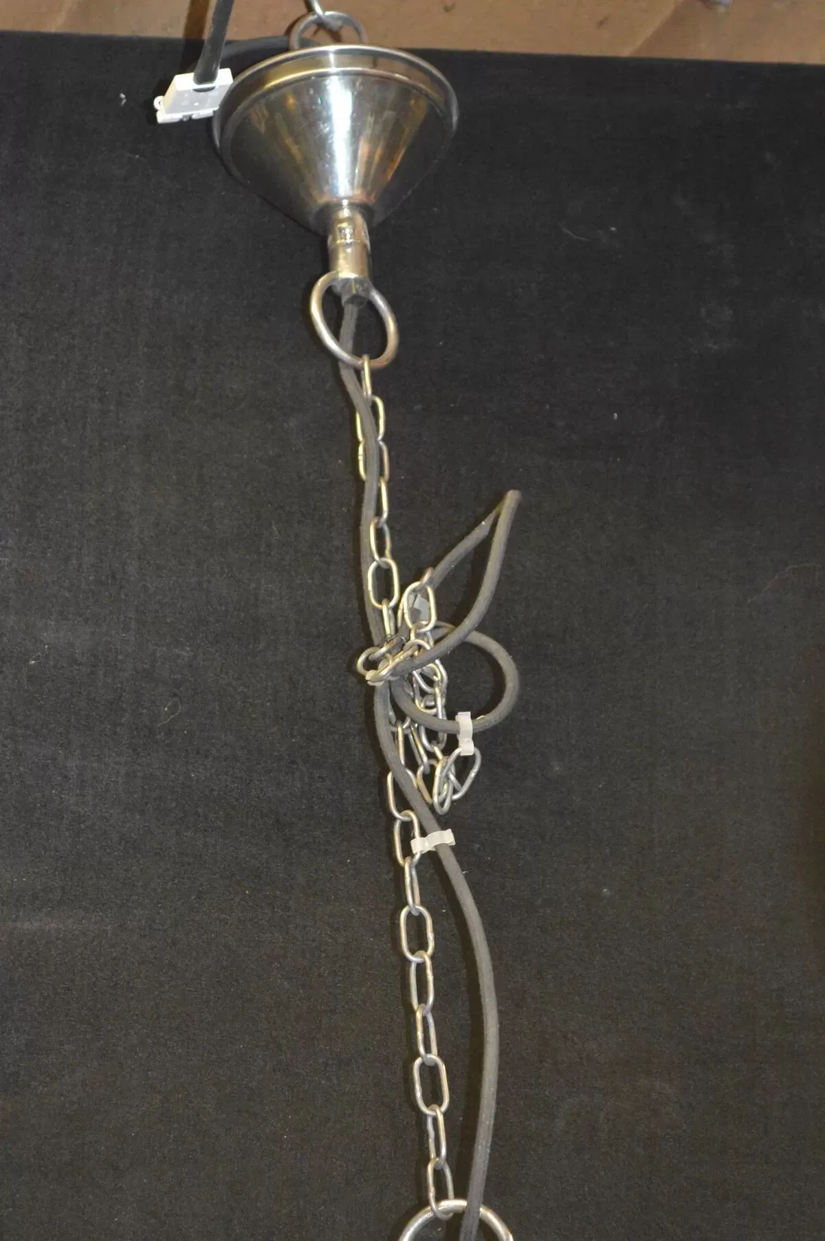 Illustration numéro 5 du produit Suspension industrielle en laiton chromé