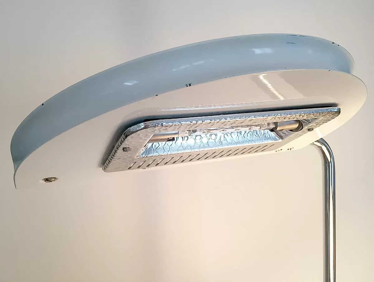 Illustration numéro 5 du produit Lampadaire halogène Bruno Gecchelin mezzaluna pour Skipper 1970