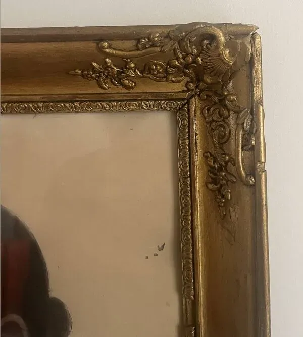 Illustration numéro 5 du produit Portrait de jeune femme au fusain, école française vers 1840