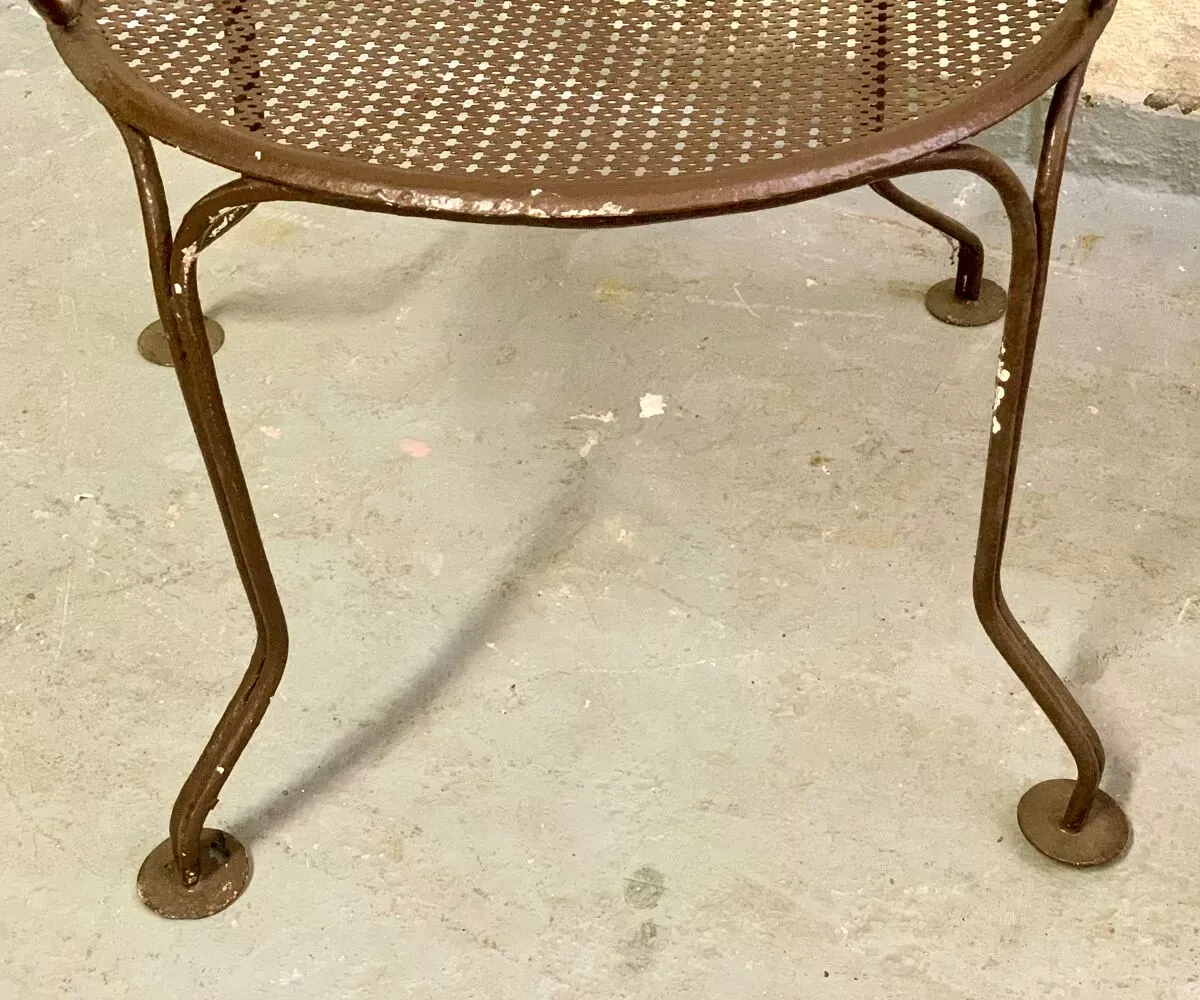 Illustration numéro 5 du produit Paire de fauteuils de jardin 1950