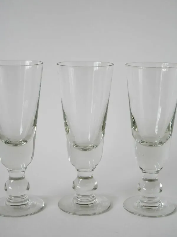 Illustration numéro 5 du produit ensemble de 3 verres à absinthe, début XXème