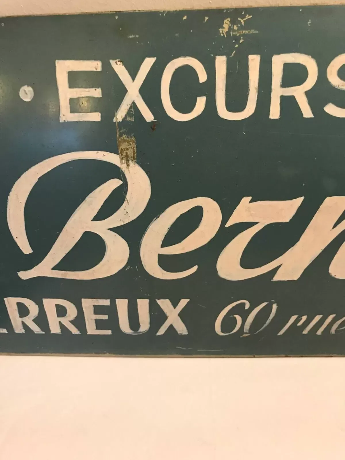 Illustration numéro 5 du produit Tôle peinte publicitaire automobilia