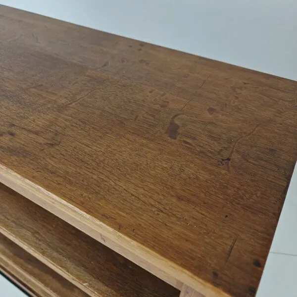 Illustration numéro 5 du produit Bibliothèque ouverte en chêne Art Déco École d'Amsterdam – années 1920