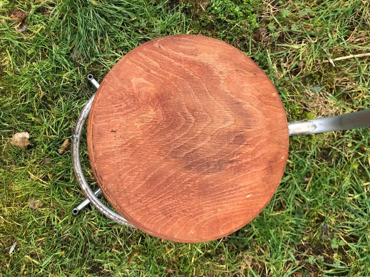 Illustration numéro 5 du produit Chaise d’atelier industrielle vintage années 50/60