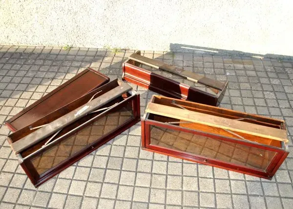 Illustration numéro 5 du produit Bibliothèque vitrée en Acajou THE GLOBE WERNICKE LONDON 1900 meuble métier