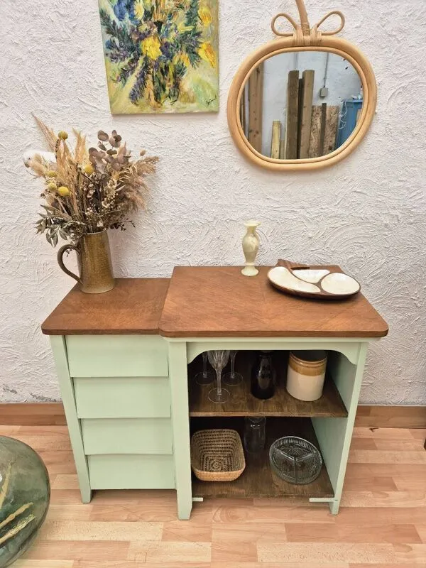 Illustration numéro 5 du produit Meuble Singer vintage