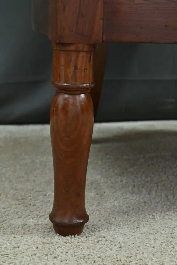 Illustration numéro 5 du produit Chauffeuse Gondole en Acajou, style Empire – XIXe