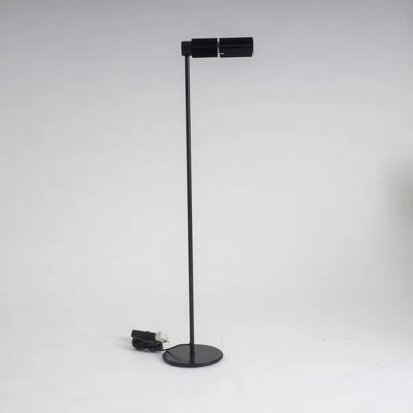 Illustration numéro 5 du produit Lampadaire Haloprofil 878HR par Viktor Frauenknecht pour Swiss Lamps en noir