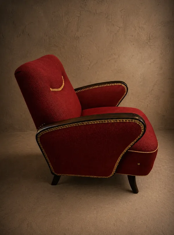 Illustration numéro 5 du produit Paire Fauteuil Club Art Deco circa 1940