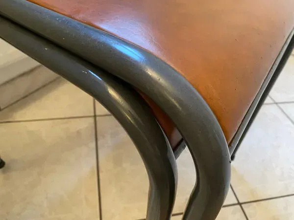 Illustration numéro 5 du produit 2 chaises d’école adulte mullca 510 design vintage années 60 originale