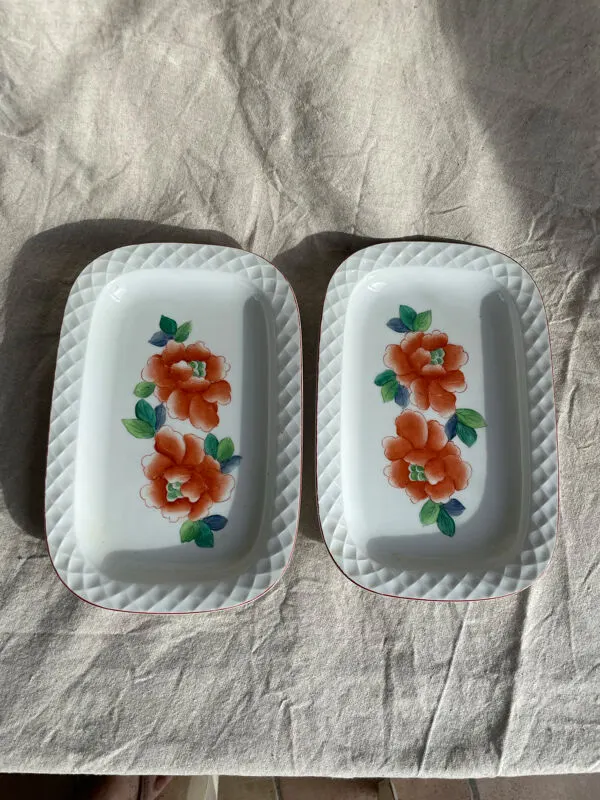 Illustration numéro 5 du produit Deux. Plats de service ravier Allemagne, Thomas, porcelaine
