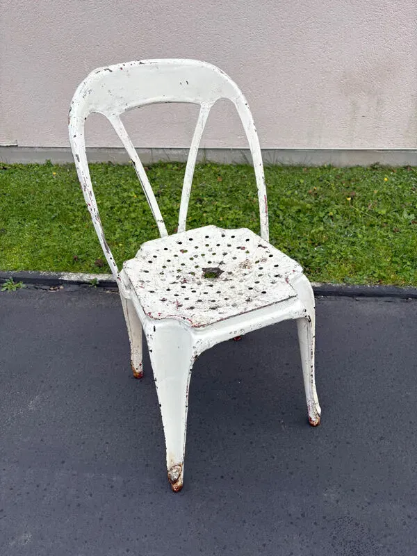 Illustration numéro 5 du produit Chaise tôle bistrot Joseph mathieu