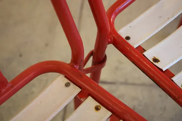 Illustration numéro 5 du produit Paire chaises guinguette Tolix T4