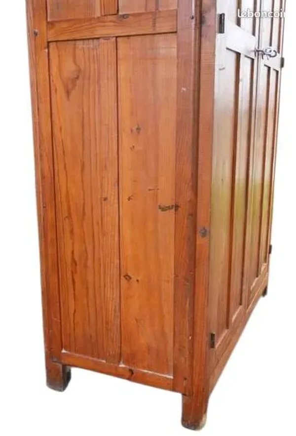 Illustration numéro 5 du produit Armoire Vintage Reconstruction - René Gabriel - Chêne 1950