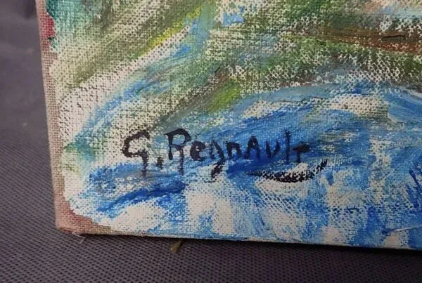 Illustration numéro 5 du produit Georges Regnault (1898-1979) - Huile sur toile - Signée - Portrait - XX