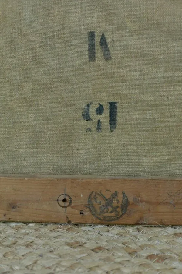 Illustration numéro 5 du produit Tableau ''Nue Cubiste'', huile sur toile signée Gleyse