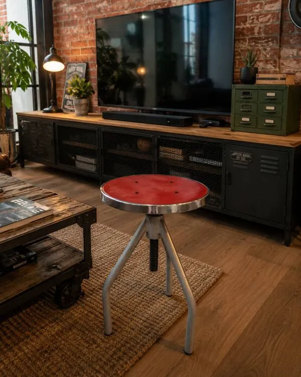 Illustration numéro 5 du produit Tabouret/chevet industriel