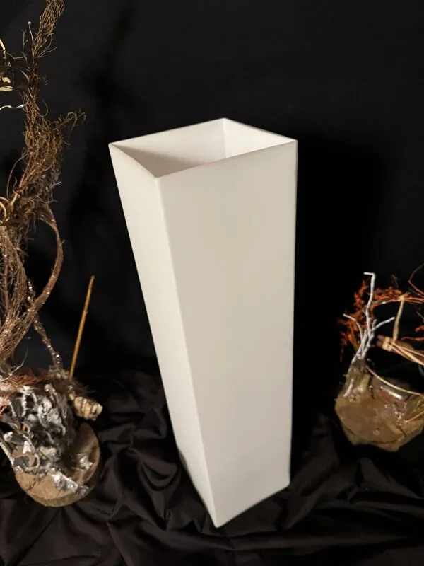 Illustration numéro 5 du produit Lampe à poser Opaline vianne SCE vintage Colonne 40x10x10 New old Stock NOS