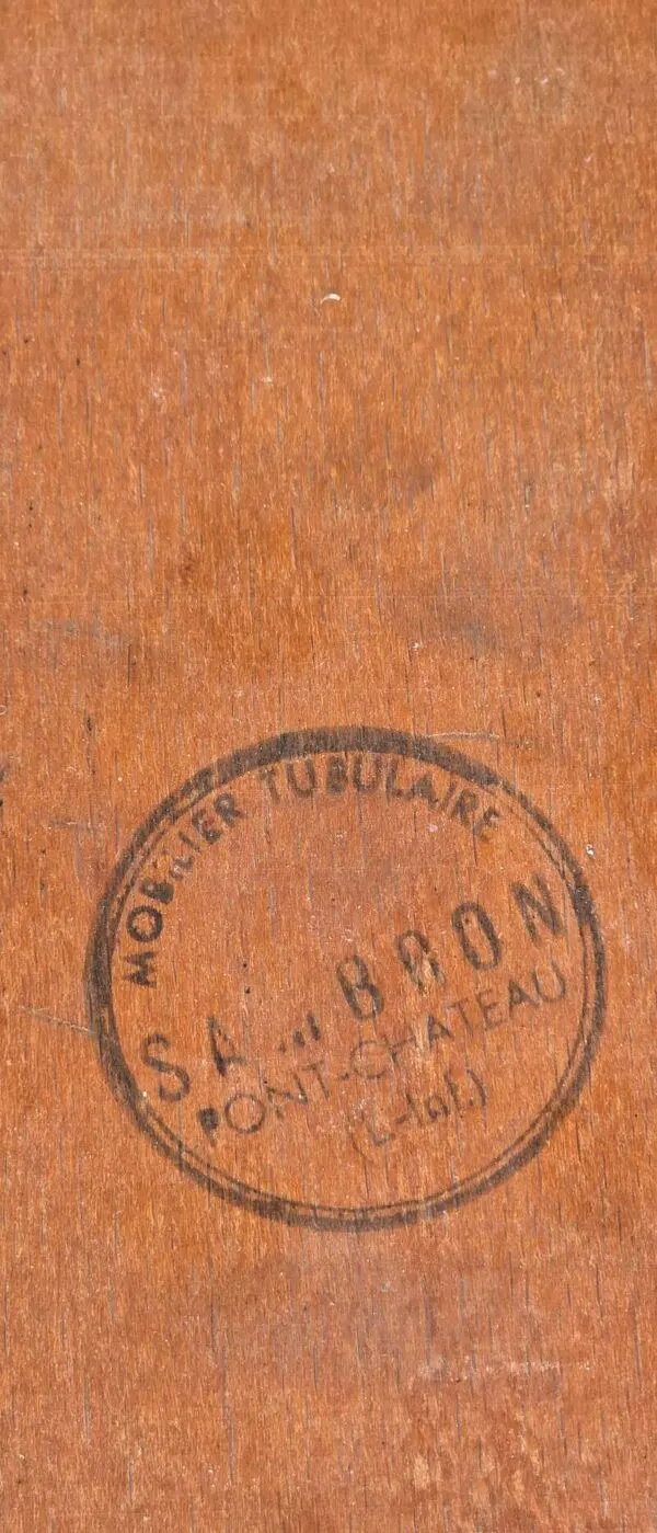 Illustration numéro 5 du produit Fauteuil d'instituteur en tube année 1950