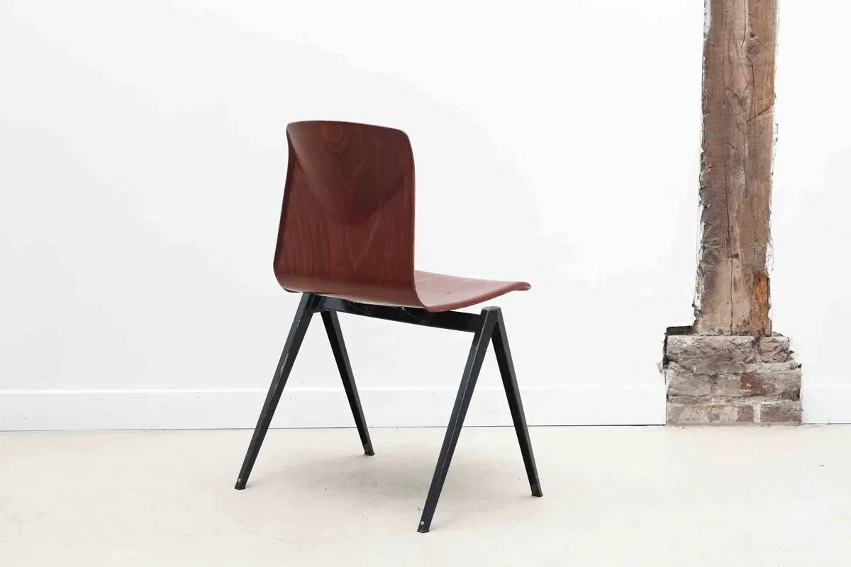 Illustration numéro 5 du produit Chasie vintage Galvanitas S22 acajou et noir