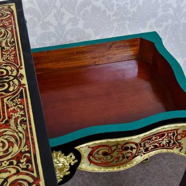 Illustration numéro 5 du produit Table de jeu portefeuille Boulle style Régence - XIXe