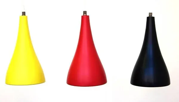 Illustration numéro 5 du produit Louis Kalff – pendentif vintage Philips jaune, rouge, noir